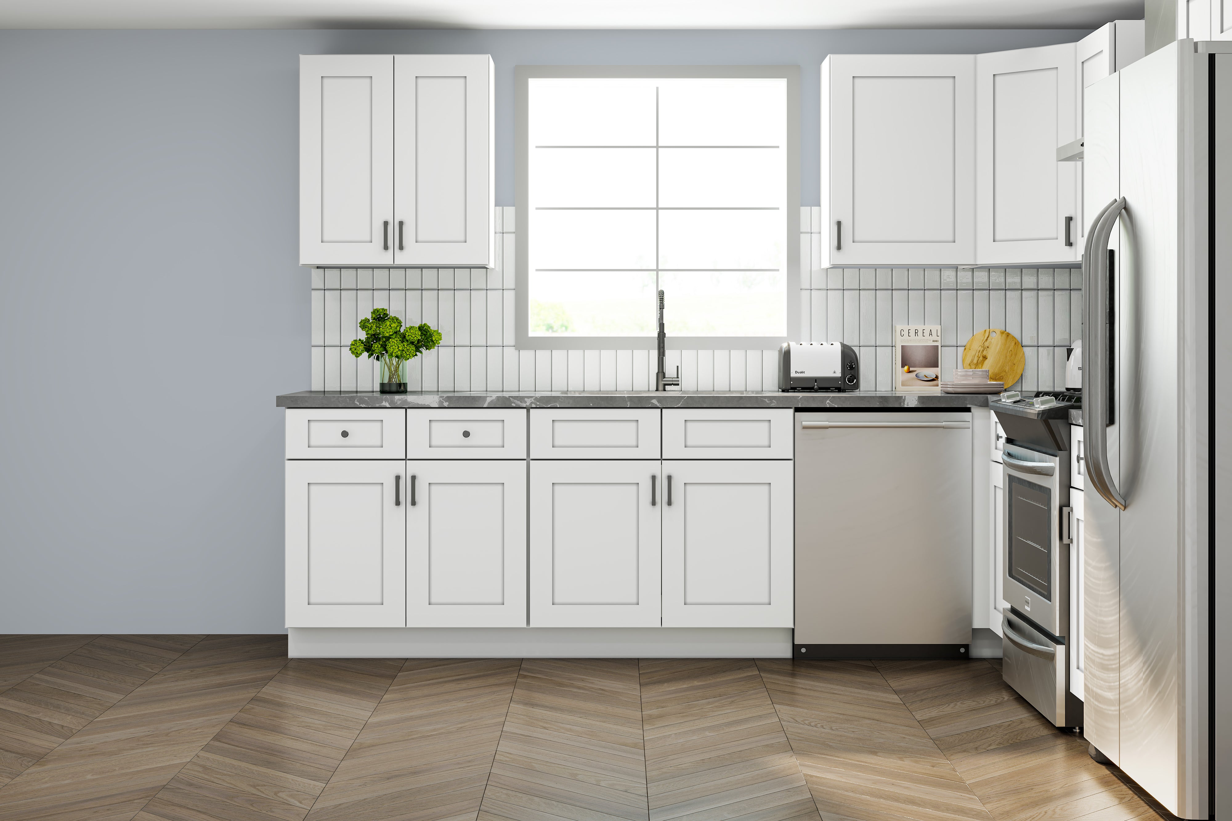 10 X 10 Fabuwood Galaxy Frost Kitchen